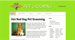 Desktop Screenshot of hotroddogpetgrooming.com